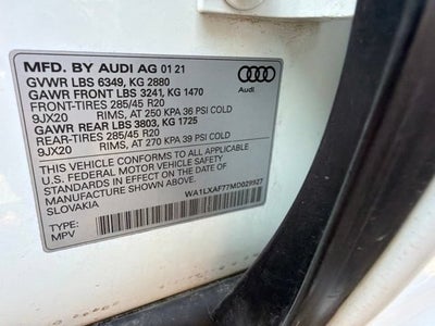 2021 Audi Q7 Premium Plus