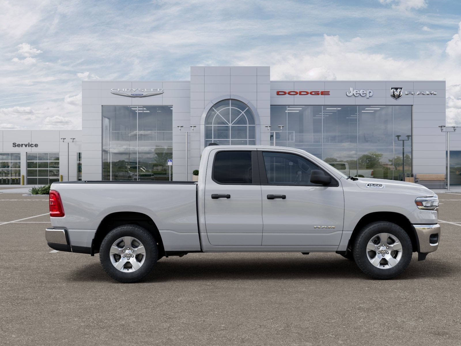 2025 RAM Ram 1500 RAM 1500 TRADESMAN QUAD CAB 4X4 6'4' BOX